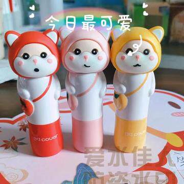 佩翘封面孕婴滋润唇膏孕妇宝宝牛奶水蜜桃草莓小熊可爱男女小学生