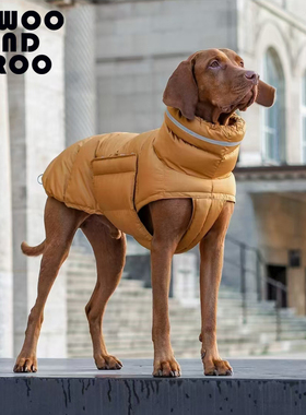 狗狗棉衣灵缇犬惠比特秋冬加厚保暖防水防风雪马甲魏玛杜宾棉服