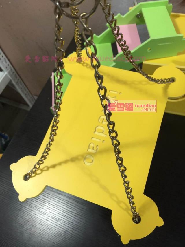 原创彩色秋千悬挂笼内健康宠物貂