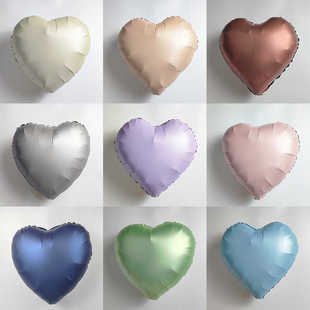 18寸爱心气球心形铝箔铝膜表白结婚婚房布置生日装饰场景氛围飘空