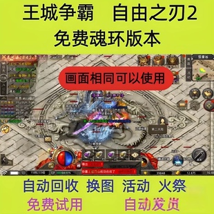 自由之刃2/自由之刃3解放双手脚本辅助/魂殿禁地封魔大陆可用传奇