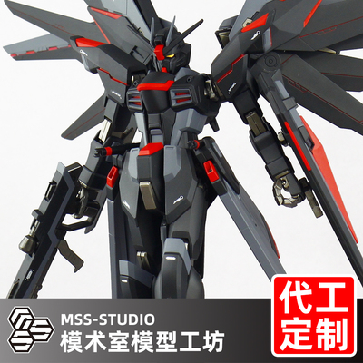 万代 BANDAI MG 1/100 高达SEED 自由高达 代工喷涂上色个性定制