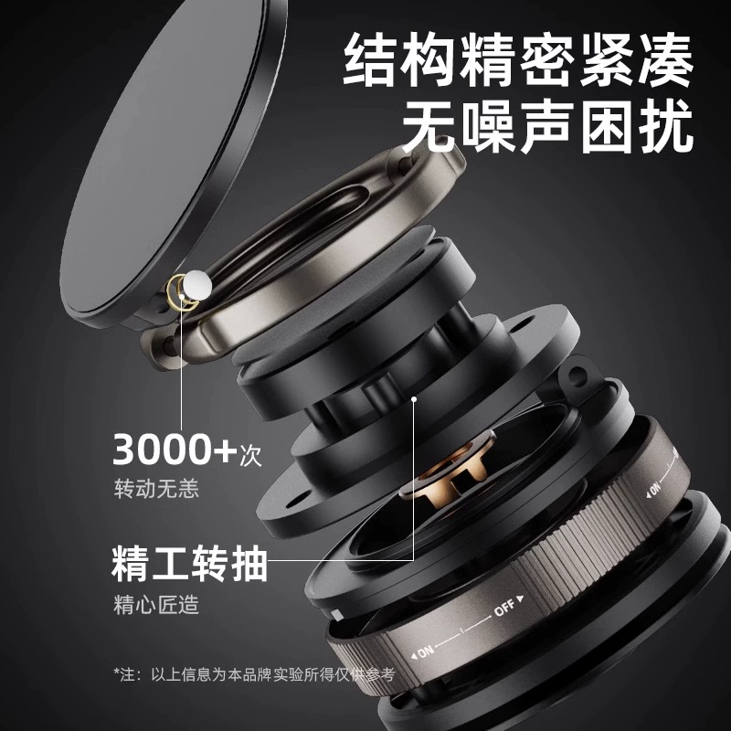 真空吸附磁吸车载手机支5新吸盘