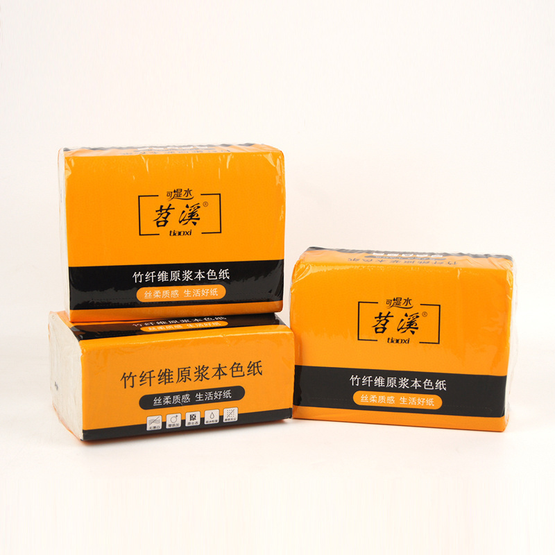 苕溪平板卫生纸厕所用纸原生竹浆