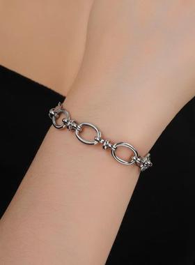 欧美高级简约金属感朋克风手链