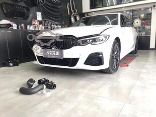 B48进气涡轮管 G25G28 加粗型涡轮吸气管 Tech宝马新三系325 Snow