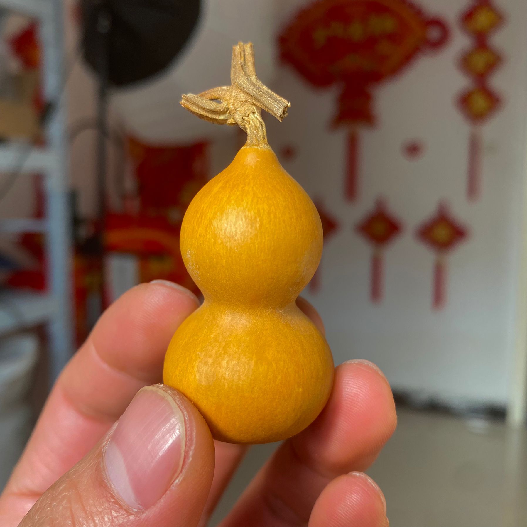 手捻天然小葫芦特小迷你胖墩包浆手把文玩盘玩挂摆件龙头吊坠配饰