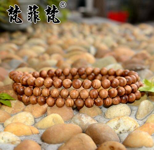 印度老山檀香108颗沉水念珠手串