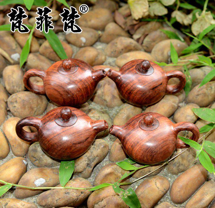 梵菲梵 越南黄花梨西施壶套 越黄油梨木料乳壶摆件 闻香壶