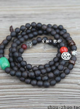 【情人节礼物】抱朴002-108佛珠系列：“保佑爱情”之五-沉香版