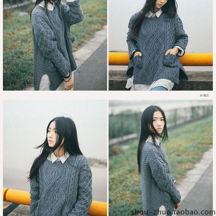 前短后长羊毛衣清库特价150元