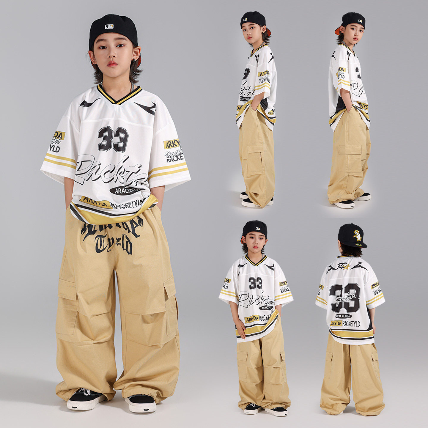 RACKETYLD男童嘻哈街舞演出服