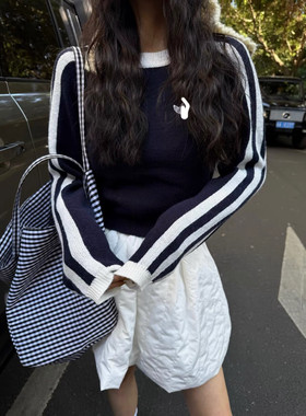 毛衣女休闲慵懒针织衫上衣