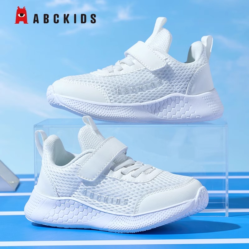 25年儿童春秋款小白鞋