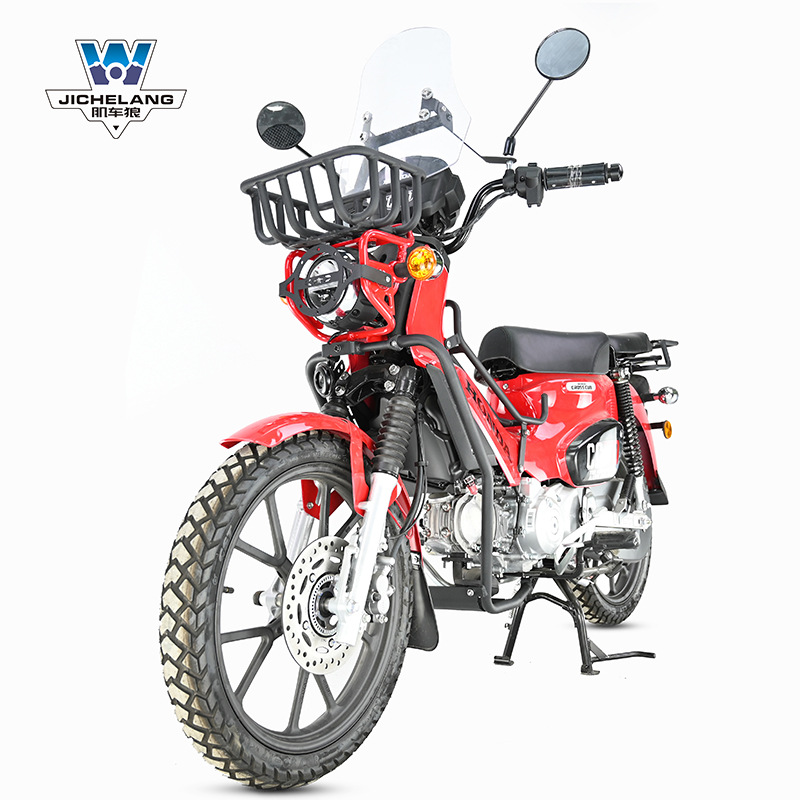 肌车狼 适用本田幼兽CC110保险杠菜篮中置货架尾架灯罩改装件碳钢