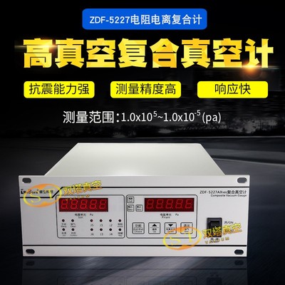 睿宝复合真空计ZDF-5227AXV01电阻ZJ-52T电离ZJ-27高真空度测量仪