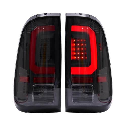 适用于2008 - 2016年一对黑色 LED 尾灯 福特FORD f-250总成