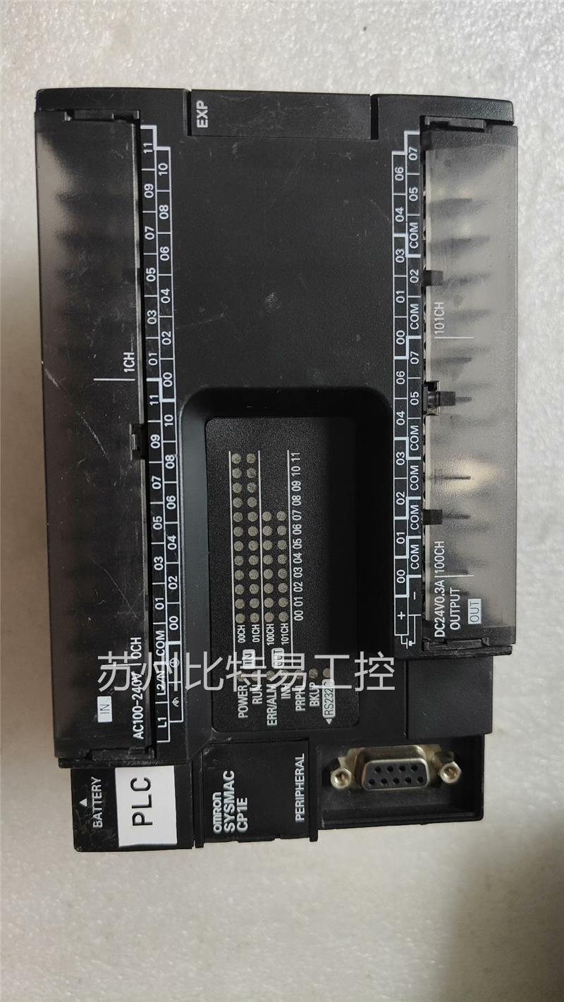 CP1E-N40SDR-A欧姆龙控制器，拆机件，实物图，功