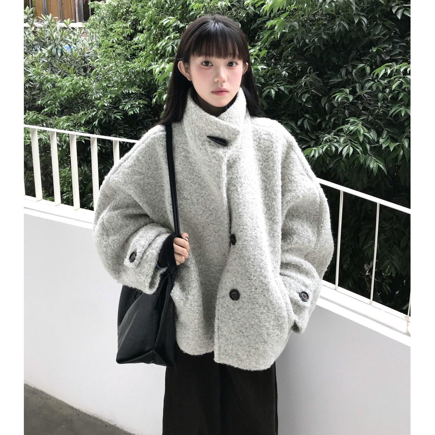 圈圈绒呢子大衣女羊绒羊毛2025年冬季新款加厚毛呢外套小个子短款,女装/女士精品,毛呢外套,淘宝优惠券,粉丝福利购,淘宝优惠卷