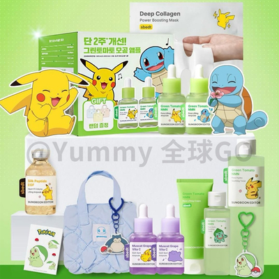 韩国oliveyoung宝可梦联名款面膜