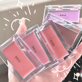 小猴子推荐 BBIA腮红膏01奶粉色02裸妆自然哑光06奶油色滋润腮紫红