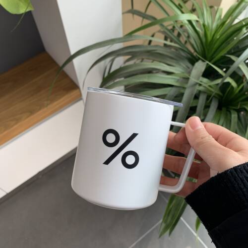 %手柄不锈钢咖啡杯子保温