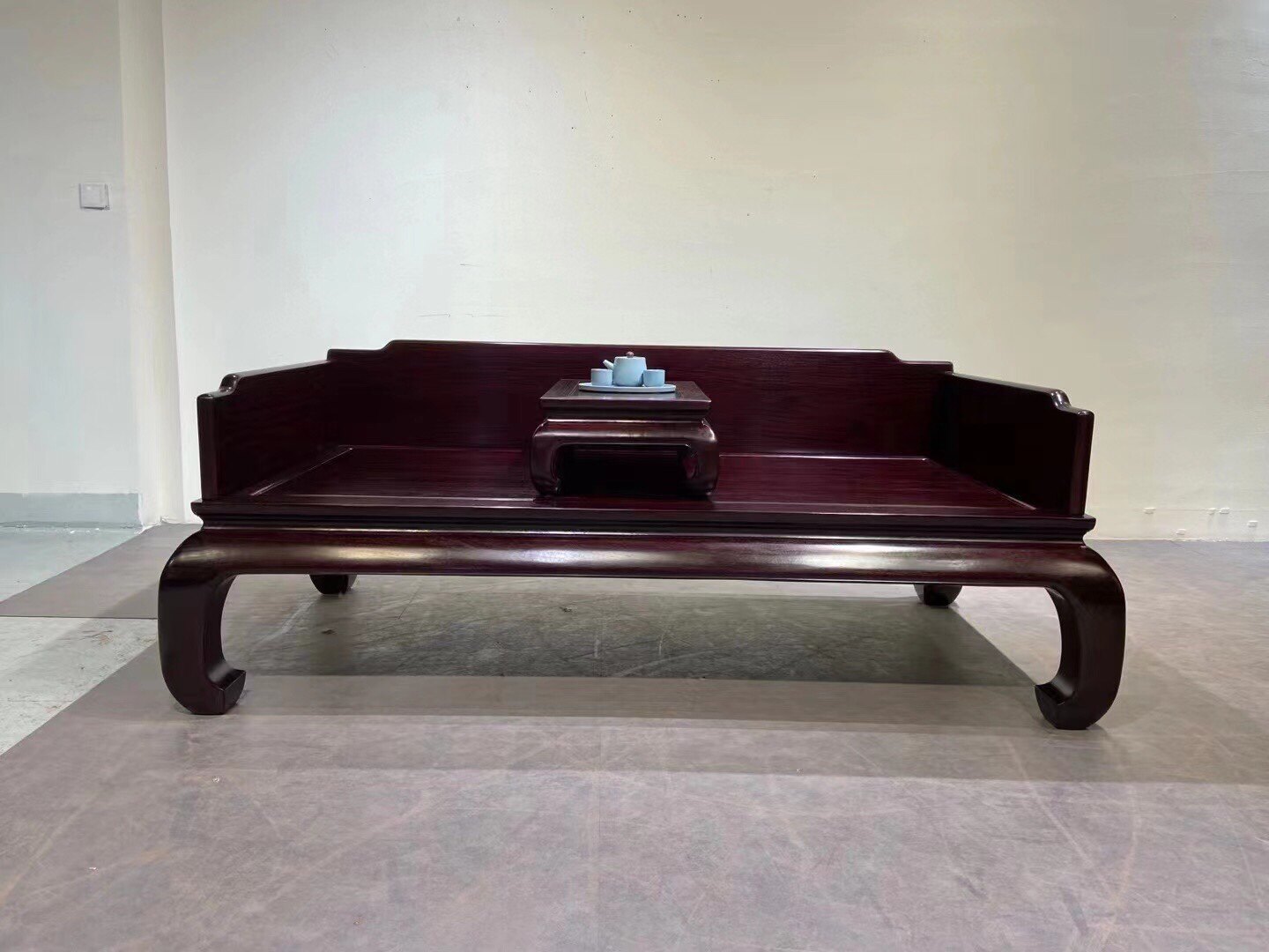 红木家具赞比亚血檀罗汉床仿古新中式美人榻客厅沙发床榻实木躺椅