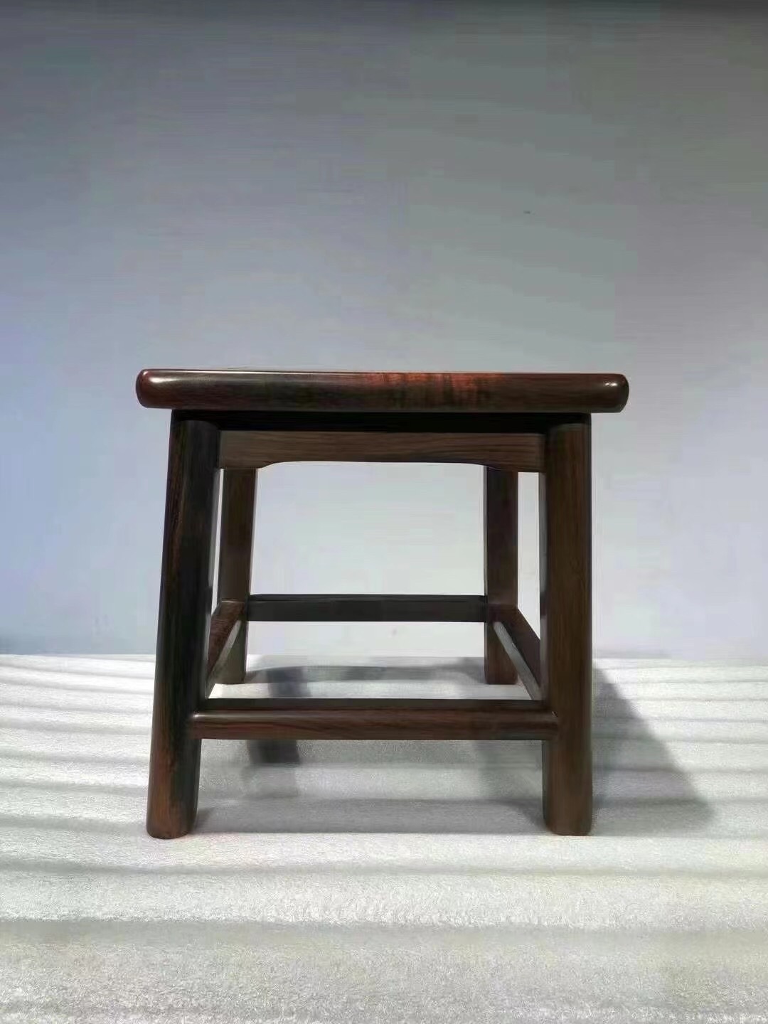 红木小凳子老挝大红酸枝四方凳卯榫结构交趾黄檀矮凳小板凳富贵凳