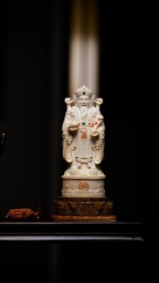 5A级猛犸牙雕千手观音玄关摆件财神高端文玩收藏品雕刻纯手工清刀