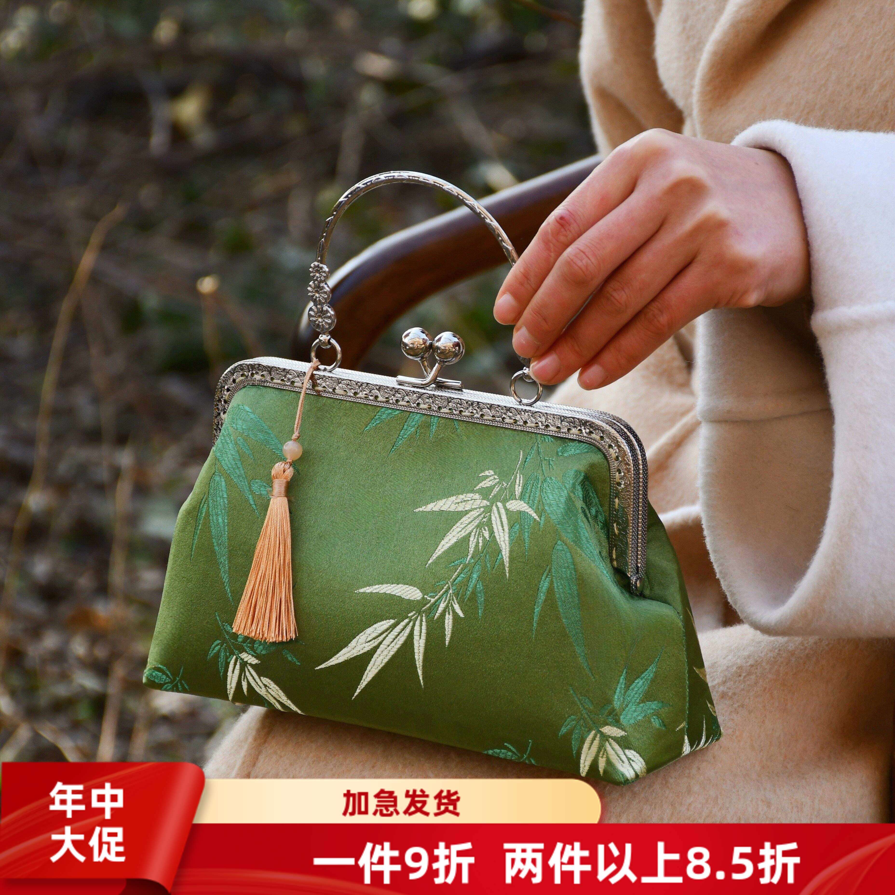 批发价-非遗手工包团建学校手工作业布艺手工套装口金包DIY材料包