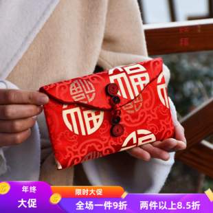 葫芦红包袋新年春节压岁包喜庆新中式手工包口金包DIY材料包