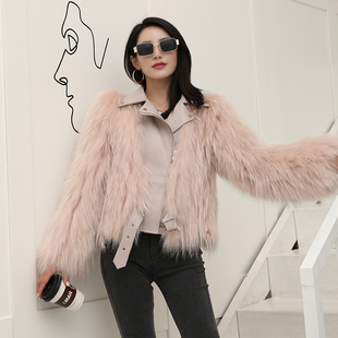 年轻款 皮草外套女装 编制时尚 短款 狐狸毛海宁 2020冬季 显瘦修身 新款
