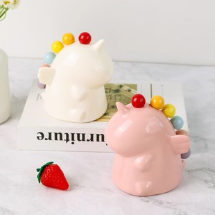 可爱独角兽叉罐水果叉子家用高颜值水果叉创意网红爆款果叉子可爱