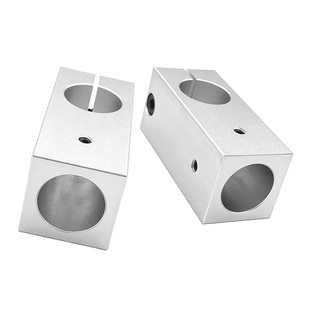 T型支柱固定夹十字型连接件T型固定件固定块十字接头光轴夹十字夹