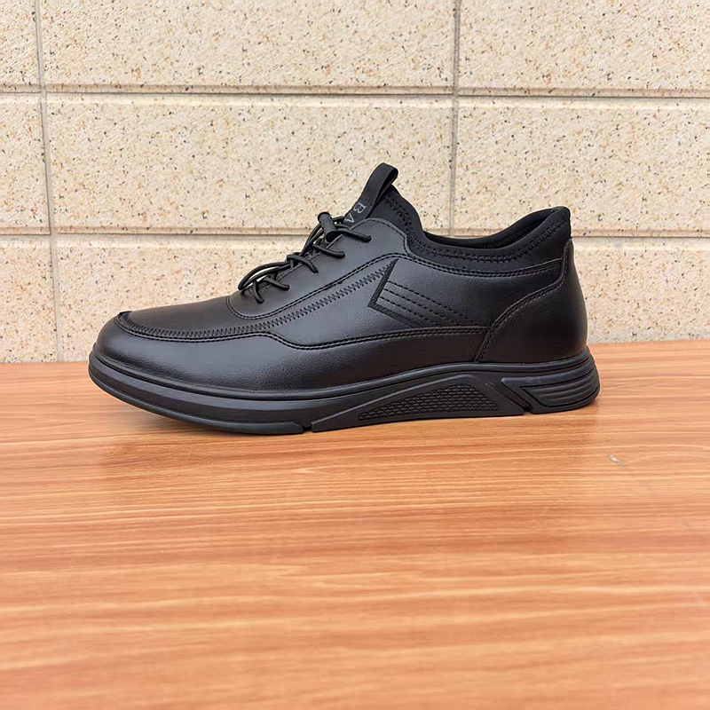 外贸男鞋加绒保暖一脚蹬休闲棉鞋