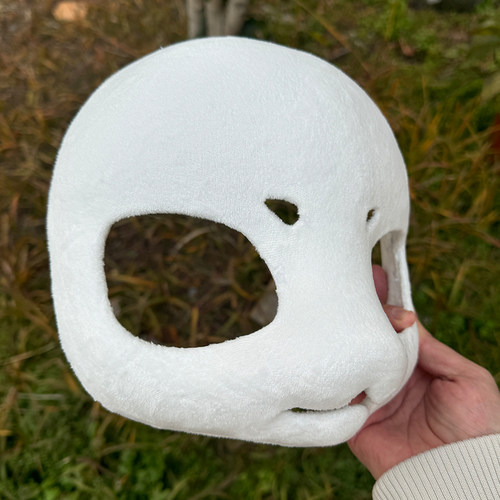 兽妆头骨萌犬头骨面具COSPLAY轻盈版入门款兽头小星莓动物绷好布