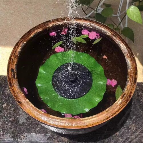 太阳能喷泉增氧泵鱼池彩灯自动喷水浮水悬浮小型水泵景观户外庭院