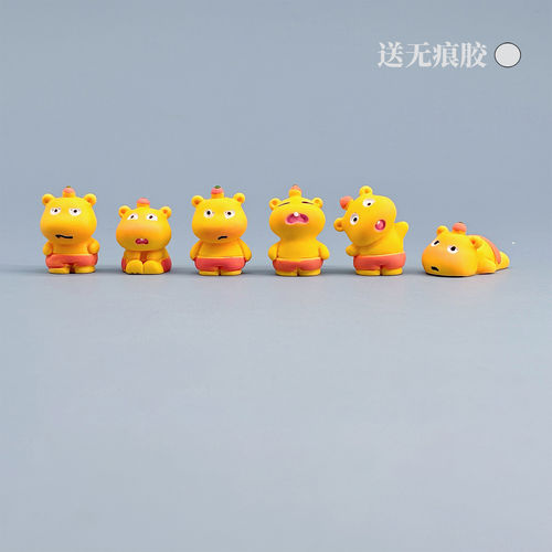 迷你可爱水豚豚噜噜治愈小摆件