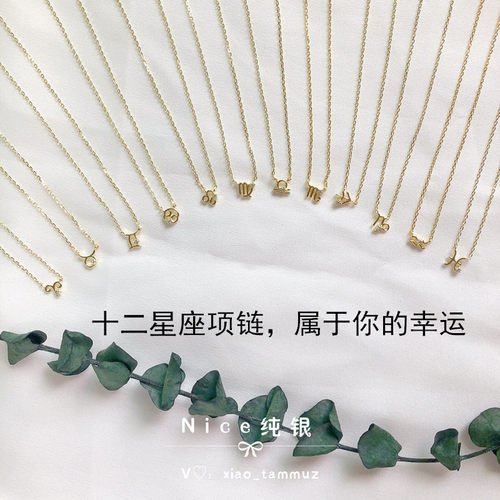 十二星座幸运迷你项链特价