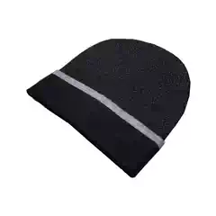 202# Winter Beanie Hat for Men and Women Versatile Knit Hat Black Knitted Hat for Women Outdoor Warm Ear Cover Cold Weather Hat Trendy