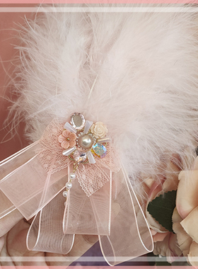 lolita花丸洛丽塔哥特花嫁KC头饰发饰边夹花系原创手作小物