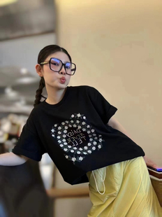 CZZHANG盐系短袖 套设计感小众高级感精致感时髦感有质感复古感T恤