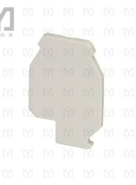 0203069【CONN TERM BLK END PLATE GRAY】