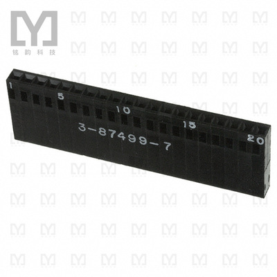 3-87499-7【CONN HOUSING 20POS .100 SINGLE】