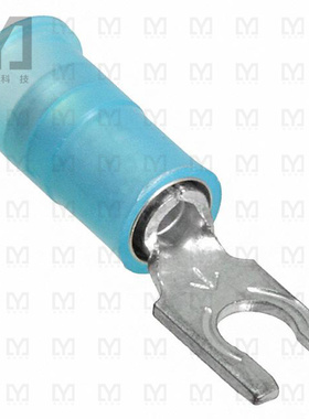 94872【CONN SPADE TERM 14-16AWG #6 BLU】