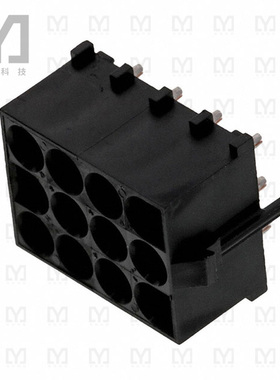 643428-3【CONN HDR 12POS 0.25 GOLD PCB】