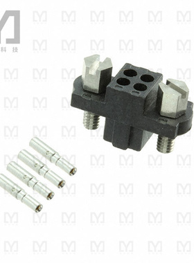 M80-4600442【CONN RCPT 4POS CRIMP 22AWG GOLD】