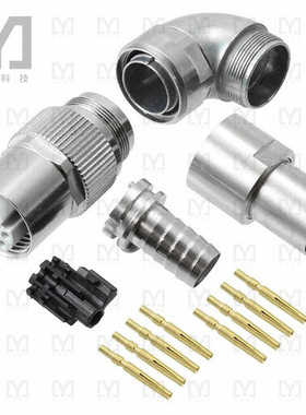 1-2823587-4【CONN RCPT FMALE 8POS GOLD CRIMP】