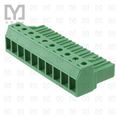 1804988【TERM BLOCK PLUG 10POS STR 7.62MM】