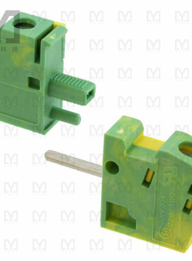0707879【TERM BLK SCREW CLAMP 1POS GREEN】